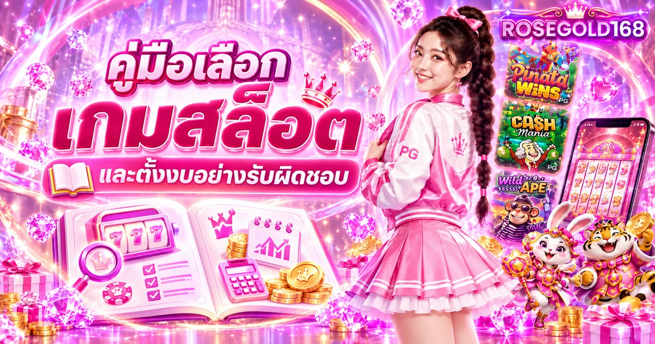 ROSEGOLD168 คู่มือเลือกเกมสล็อตและตั้งงบอย่างรับผิดชอบ
